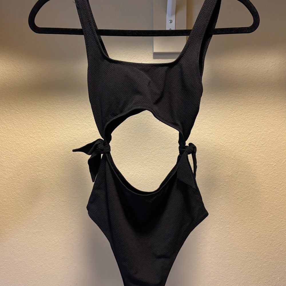 Black One Piece Swimsuit
